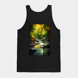 Magical Forest Camping - Enchanting Art Prints, Apparel, and Gear Tank Top